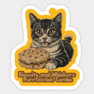 Biscuit And Whiskers Purfection Combo Sticker